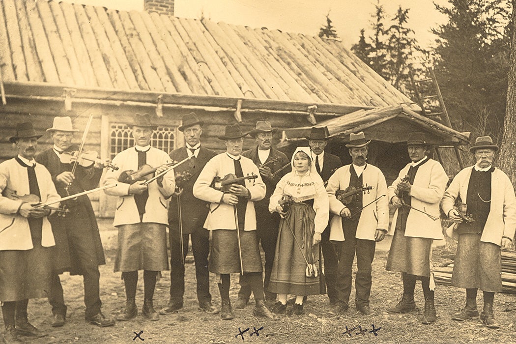 Swedish folk musicians, 1922