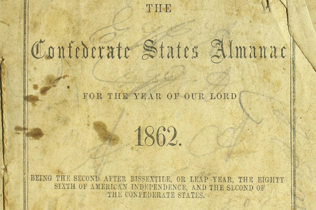 The Confederate States almanac for 1862