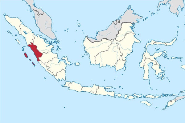 West Sumatra in Indonesia
