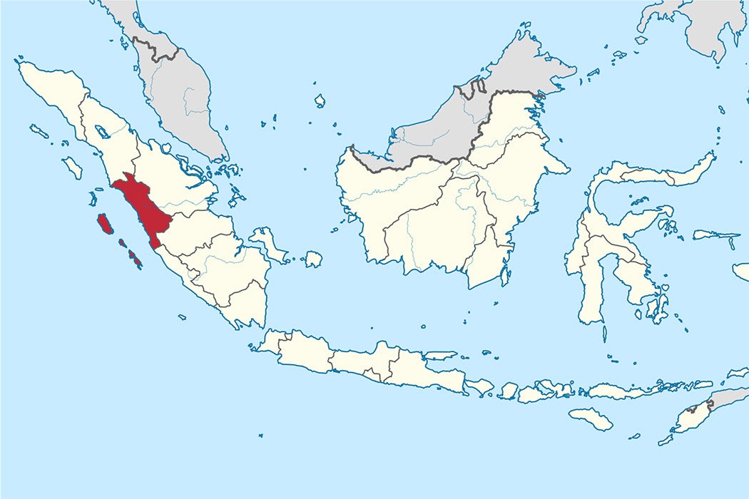 West Sumatra in Indonesia