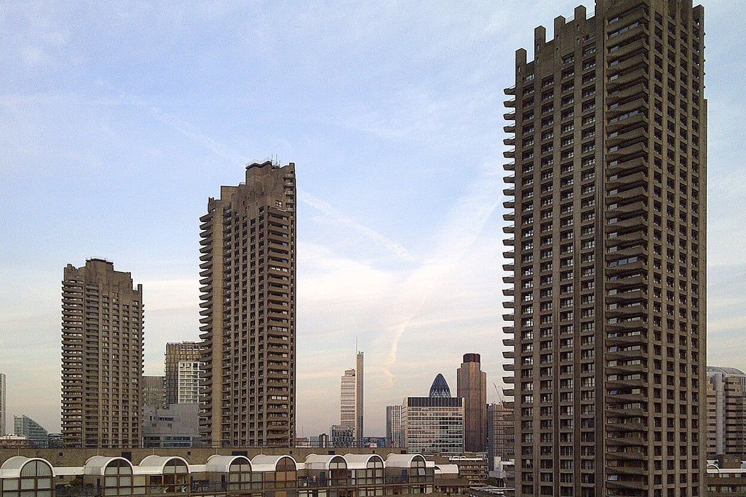 Barbican Towers in London