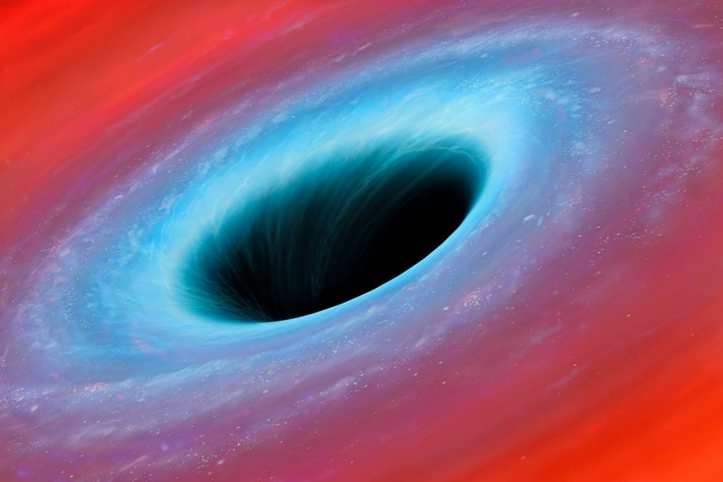An illustration of a wormhole