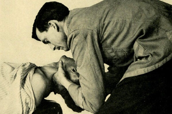 An illustration from Technic and Practice of Chiropractic, 1915