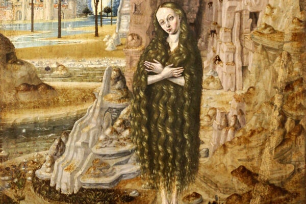 Saint Mary of Egypt by Angelo Maccagnino, 15th century