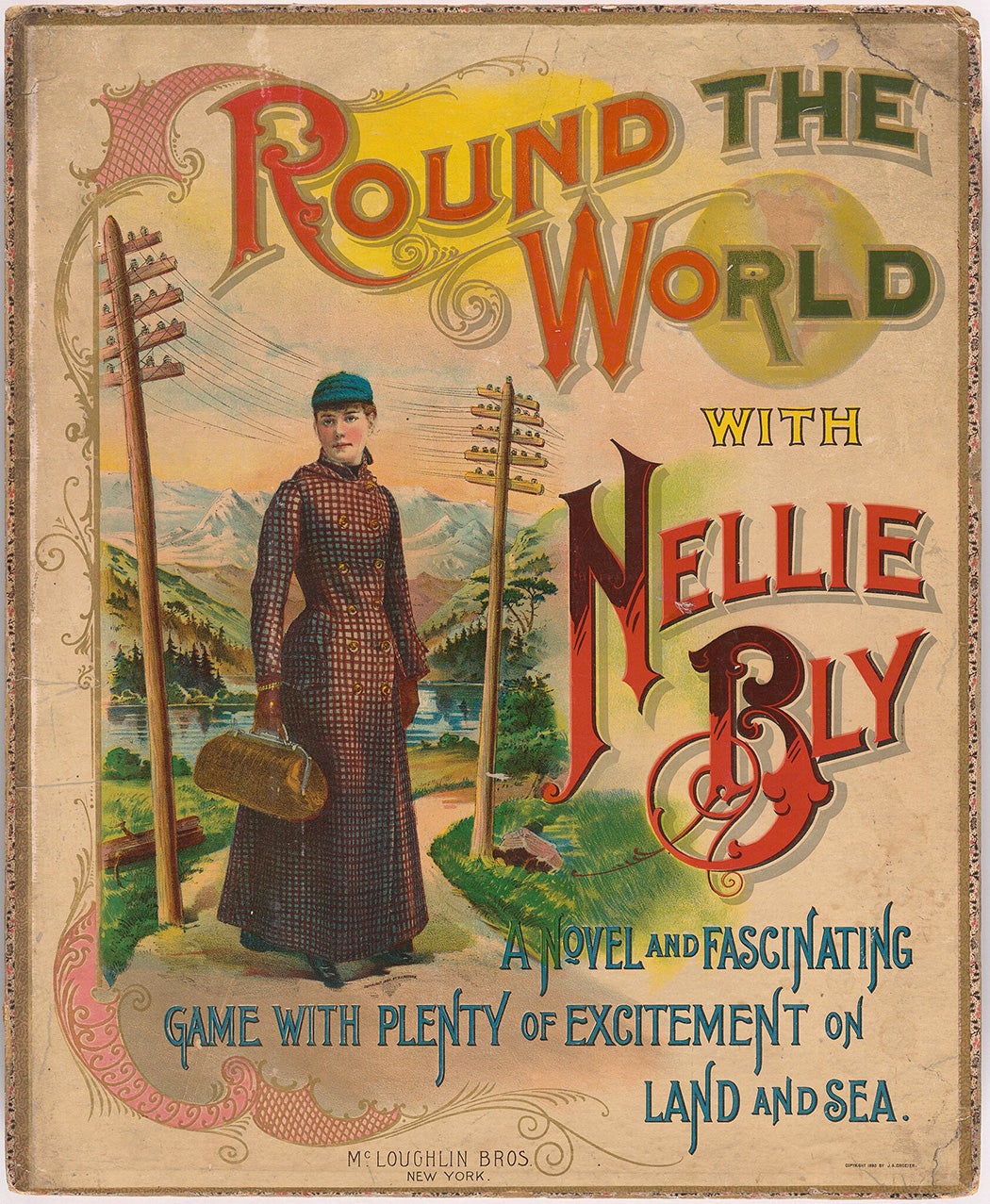 The boardgames Round the World with Nellie Bly (1890)