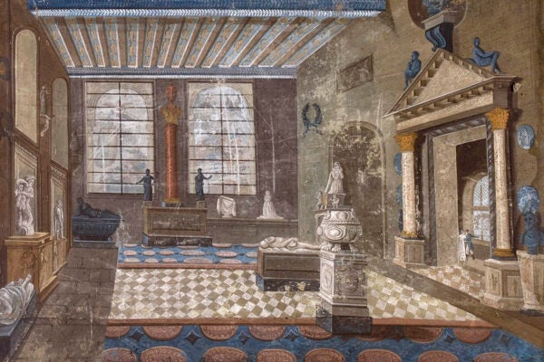 Interior of the Musée des Monuments Français, between 1795 and 1816