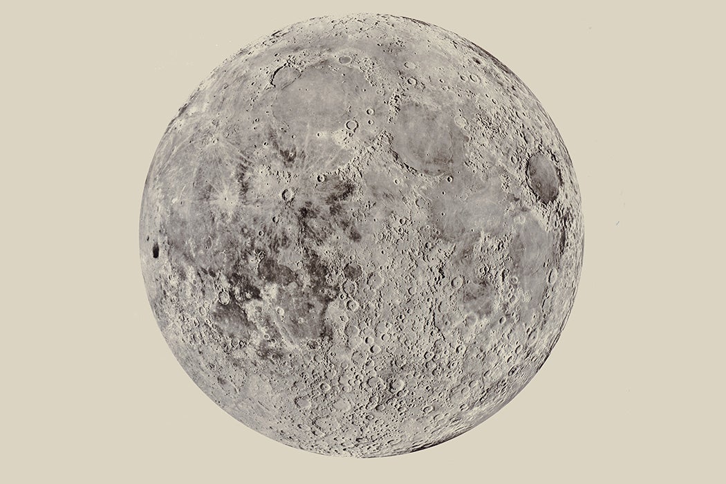 A map of the moon