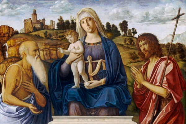 Madonna and Child with Saint Jerome and Saint John the Baptist