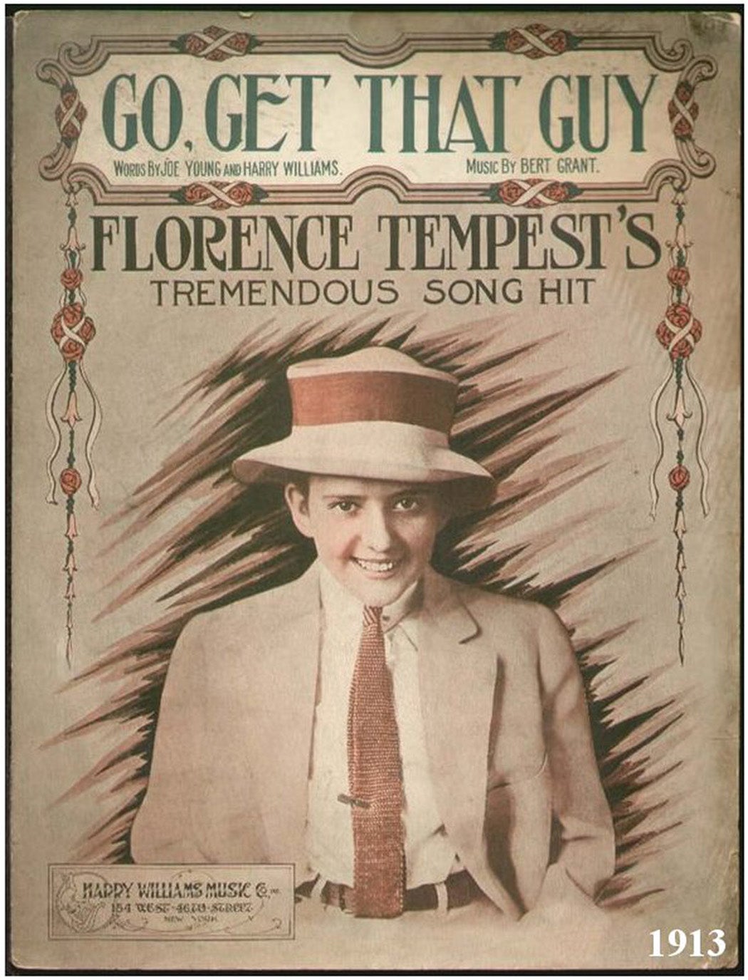 Sheet music for Go, Get That Guy, 1913