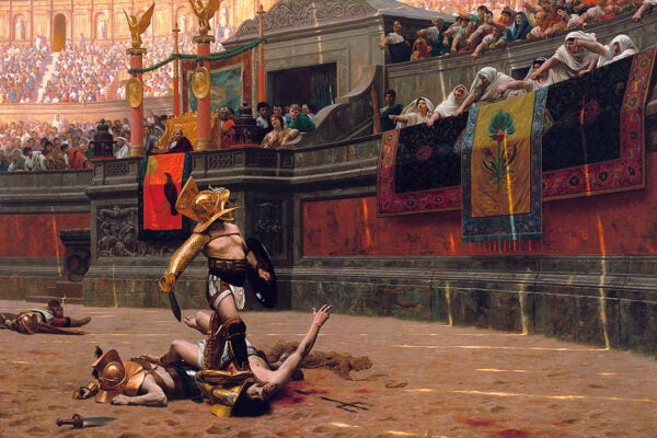 Pollice Verso (Thumbs Down) by Jean-Léon Gérôme, 1872