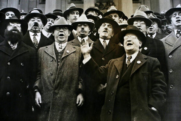 Rabbis Chant On Capitol Steps, Washington, D.C., 1945