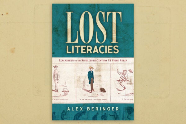 The cover of Lost Literacies: Experiments in the Nineteenth-Century US Comic Strip