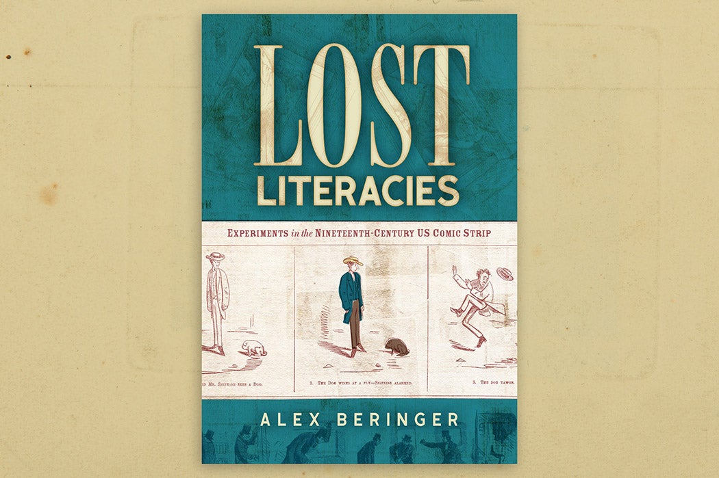 The cover of Lost Literacies: Experiments in the Nineteenth-Century US Comic Strip
