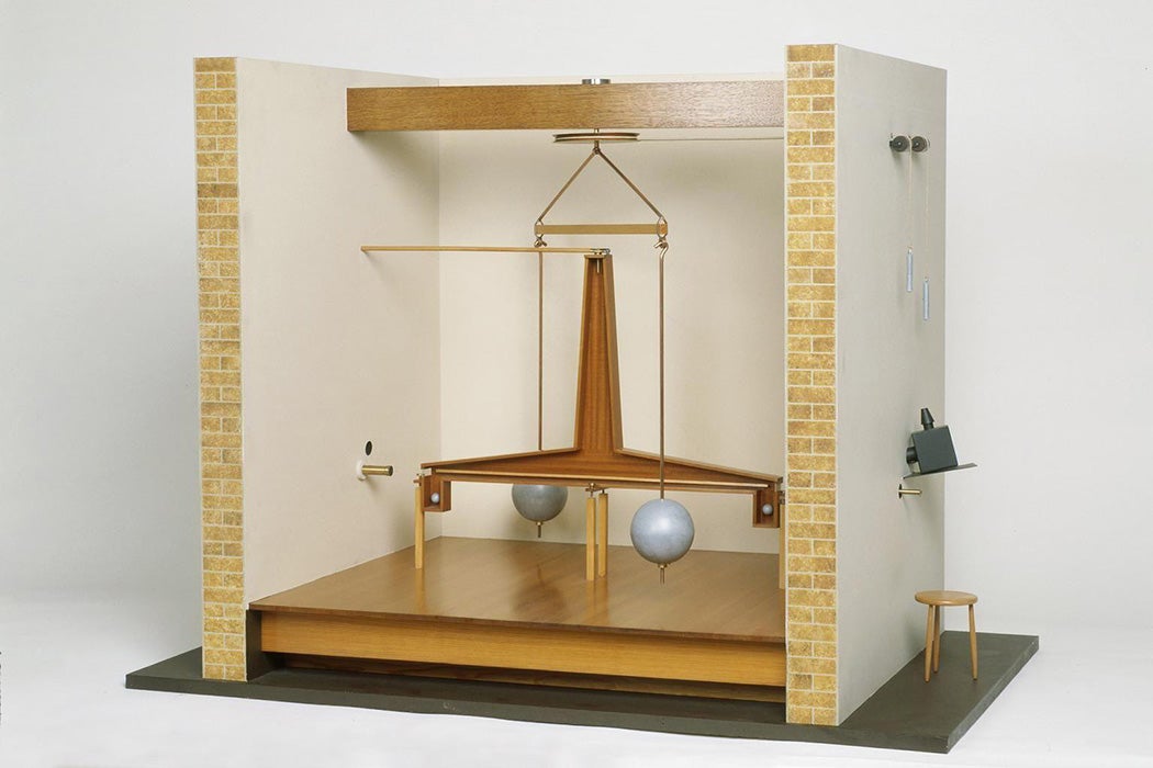 Model of Henry Cavendish's Torsion Balance Gravitational Apparatus, 1798