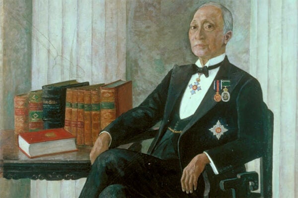 Painting of Song Ong Siang by J. Wentscher, 1936