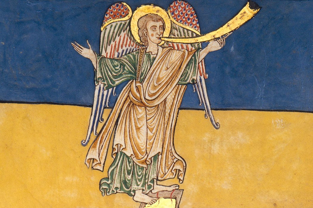 The Seventh Angel of the Apocalypse Proclaiming the Reign of the Lord, c. 1180