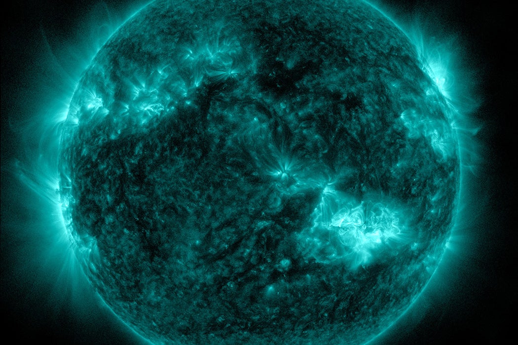 The Sun's corona observed in extreme ultraviolet (131 Å)