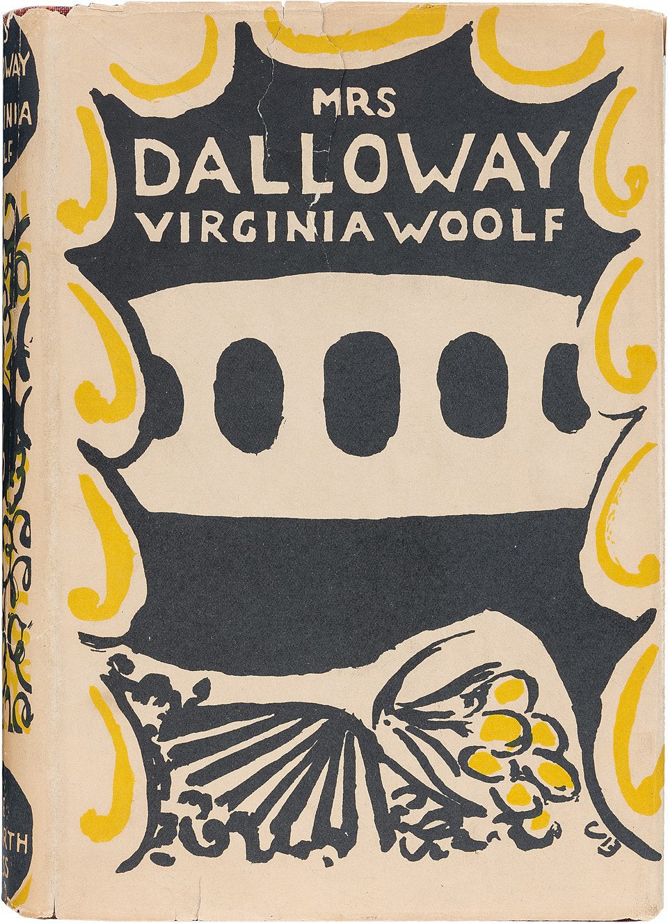 Mrs. Dalloway (first edition, 1925). Cover art by Vanessa Bell