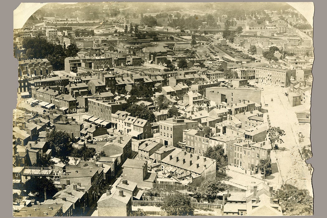 View of Baltimore, Maryland, ca. 1873