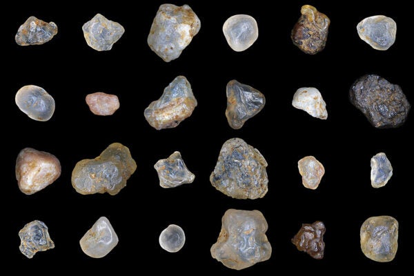 Grains of sand