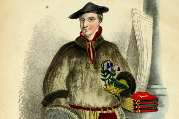 Portrait of Carl Linnaeus, 1855