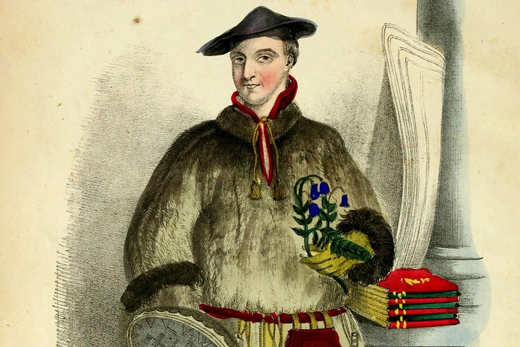 Portrait of Carl Linnaeus, 1855