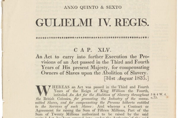 An act to carry into further execution the provisions of an act passed in the third and fourth years of His present Majesty, for compensating owners of slaves upon the abolition of slavery