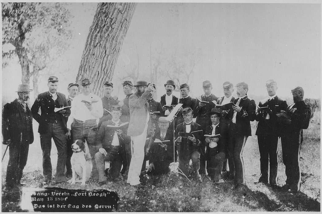 German Singing Society, 22nd Infantry, Ft. Keogh, May 13, 1894
