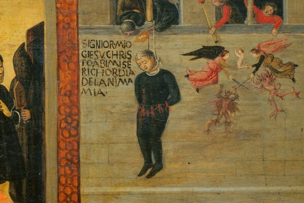 Detail of The Story of the Florentine Antonio Rinaldeschi, dated 1501/2