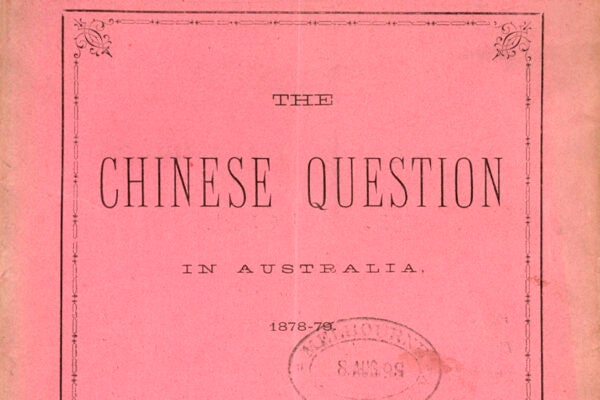 Cover of The Chinese question in Australia, 1878-79
