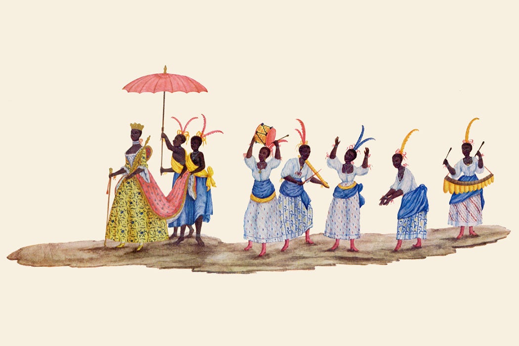 Coronation of a Black Queen on the Day of Kings by Carlos Julião, c. 1770