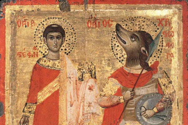 Saint Stephen and Saint Christopher