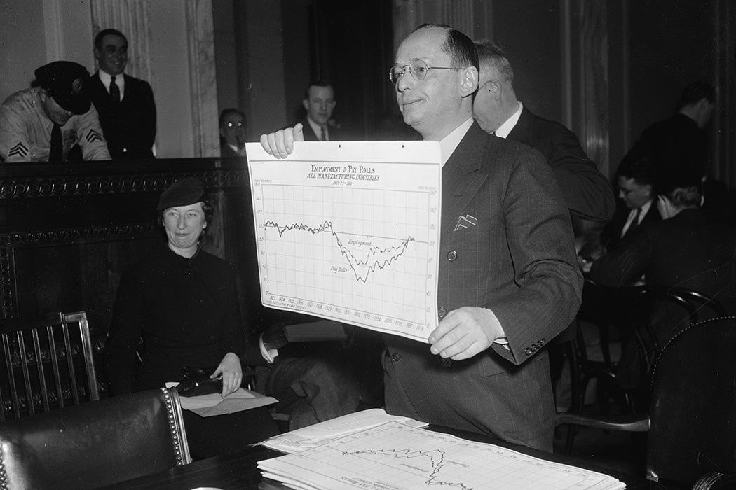 Isador Lubin, Chief of the Bureau of Labor Statistics, 1937