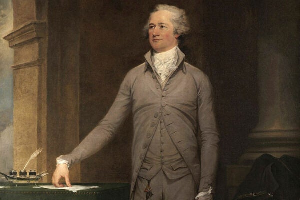 Alexander Hamilton by John Trumbul, 1792