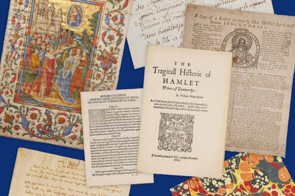 A selection of pages from the The Johns Hopkins University Sheridan Libraries Bibliotheca Fictiva collection