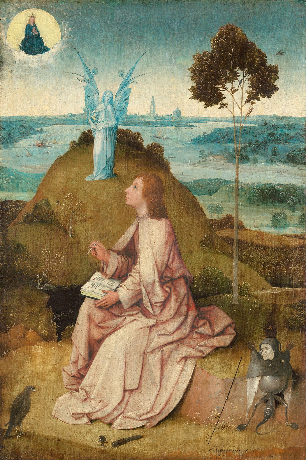 Saint John the Evangelist on Patmos by Hieronymus Bosch, 1505