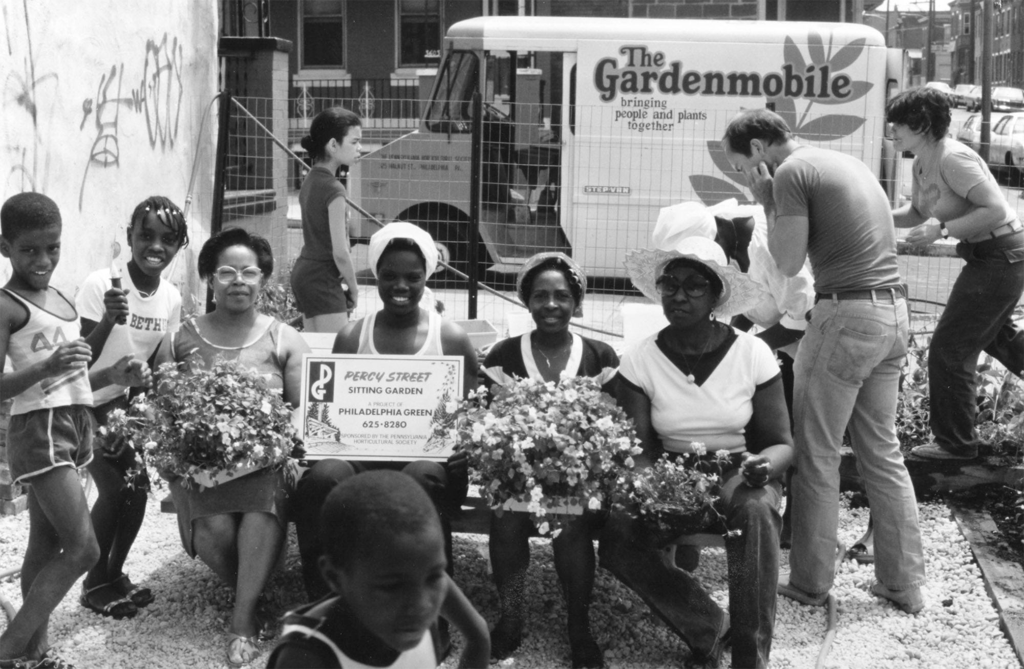 Philadelphia Green. Percy Street Sitting Garden, 1981