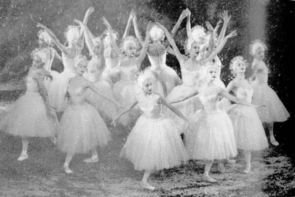 Snowflake Waltz in the White Forest (The Nutcracker Act I, Scene III) performed by The New York City Ballet in 1954.