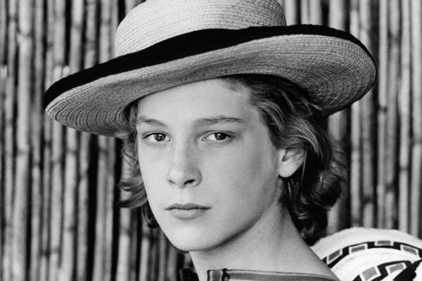 Bjorn Andresen plays Tadzio in a scene from the film 'Death In Venice', 1971.