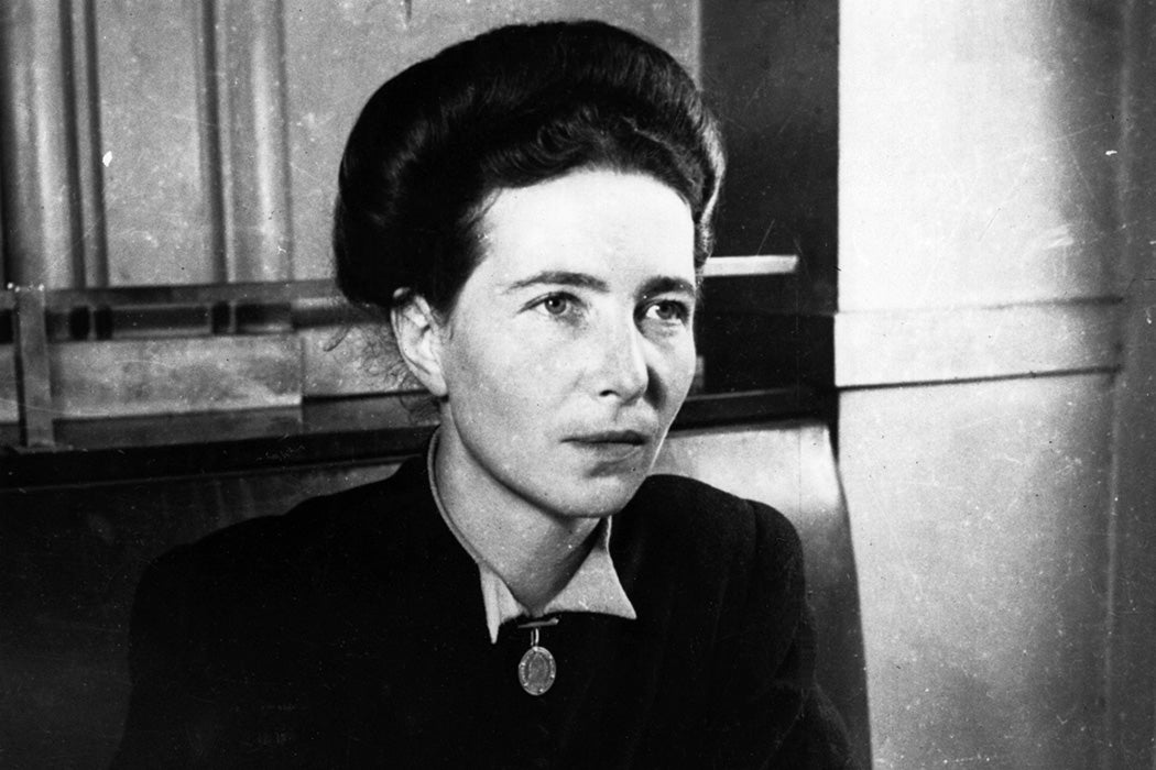 Simone de Beauvoir, 1947