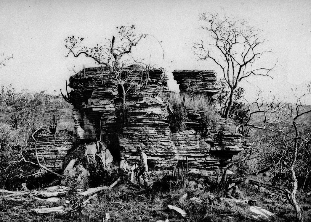 Itacolumite Block in the Pyrenees Mountains, 1894