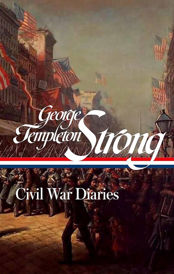 The cover of George Templeton Strong Civil War DIaries