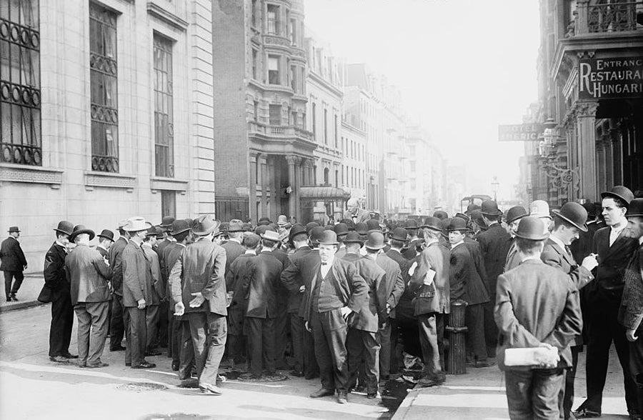 Crowd of Socialists, New York City, October 16, 1908