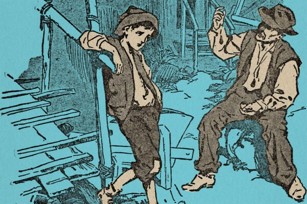 An illustration from a childrens' story from 1922