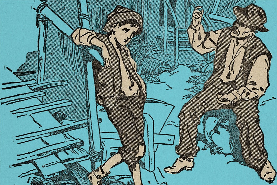 An illustration from a childrens' story from 1922