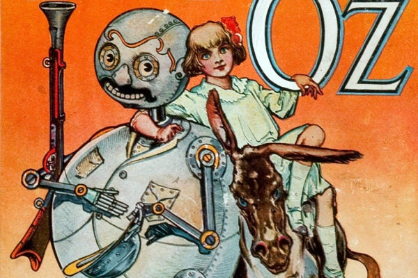 From the cover of Tik-Tok of Oz, 1914