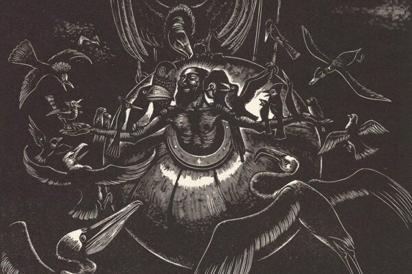 Preaching to the Birds by Fritz Eichenberg