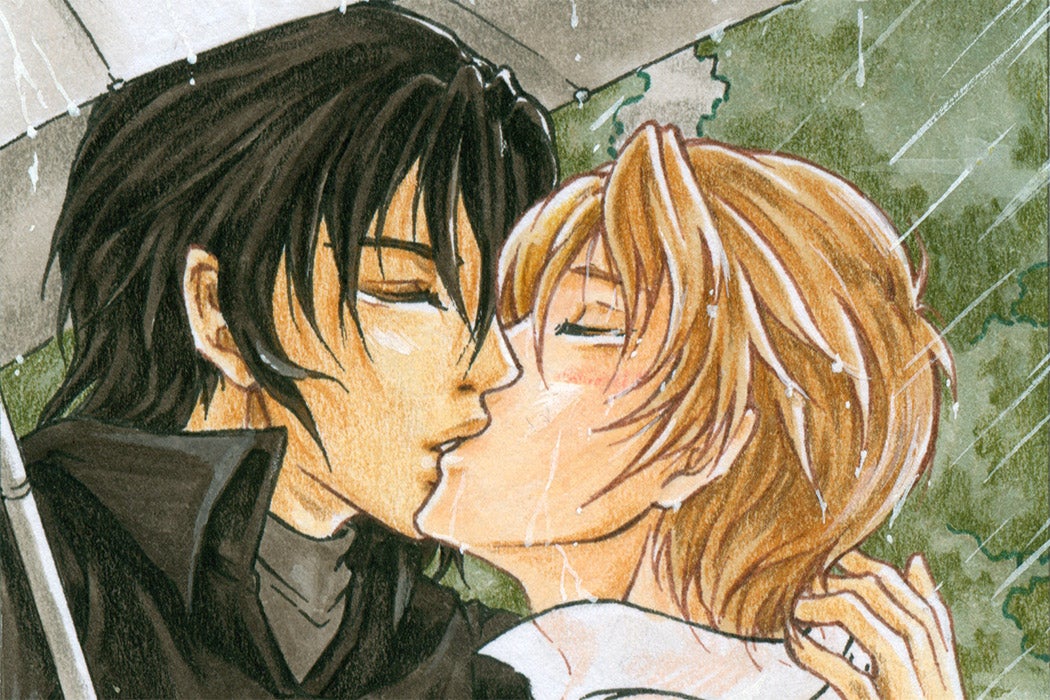 An example of boys' love inspired artwork.