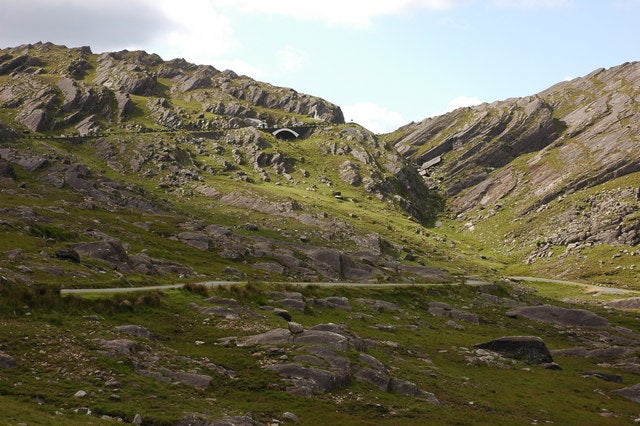 The Healy Pass, built in County Cork as a famine road in 1847