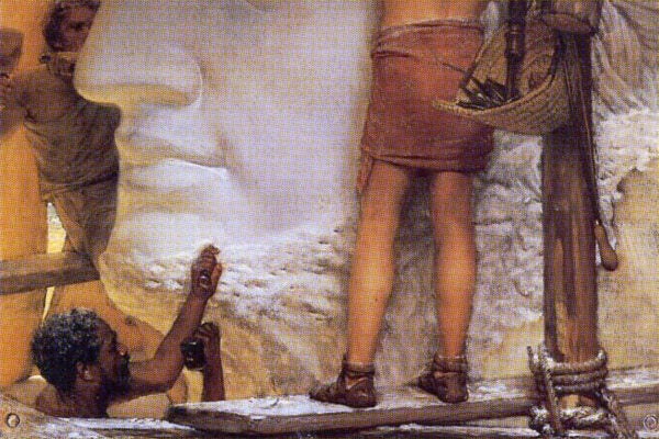 Sculptors in Ancient Rome by Lawrence Alma-Tadema